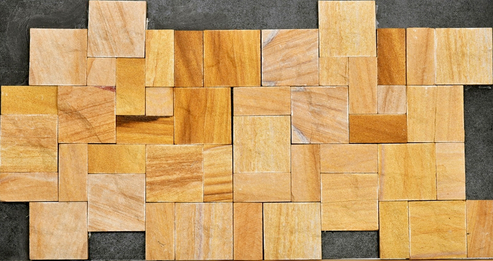 Split or Rock face Stone Mosaic Tiles for Exterior and Interior Wall